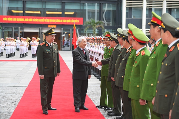 Hôm nay, Tổng bí thư dự kỷ niệm 75 năm CAND học tập, thực hiện Sáu điều Bác dạy